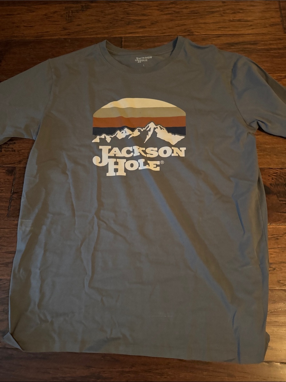 Men's Graphic Tee in Slate Blue